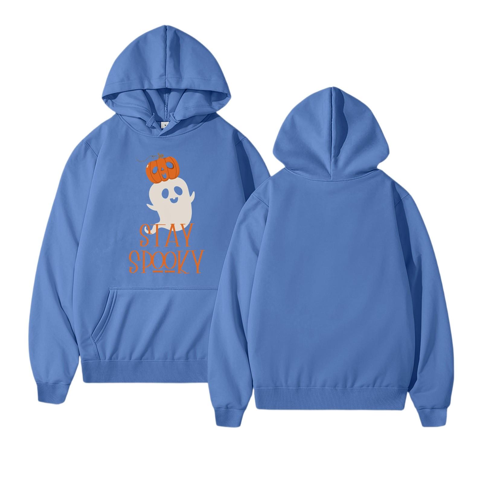 

Женские толстовки, осенняя мода, свитшоты с принтом, повседневная толстовка с длинным рукавом, свободная толстовка, осенняя толстовка XL синий