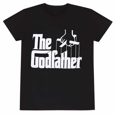 The Godfather T-Shirt Λογότυπο Ταινίας Επίσημο Νέο Μαύρο