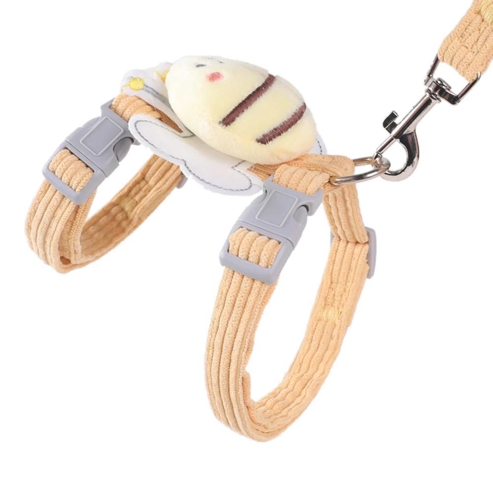 Cat Product Pet Traction New Cute Pattern Comfortable Dog Cat Collar Adjustable Long Strip Pet Harness Belt