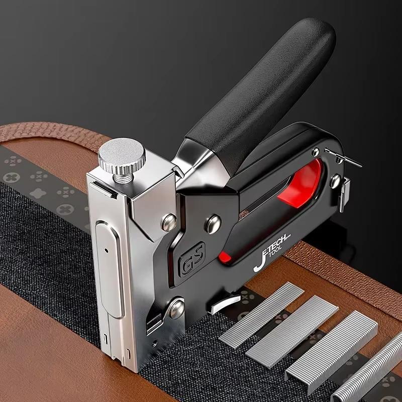 Nastřelovací pistole 4 v 1 Sešívačka na výrobu nábytku Sešívačka na čalounění Sešívací pistole na domácí dekoraci Tesařské nářadí