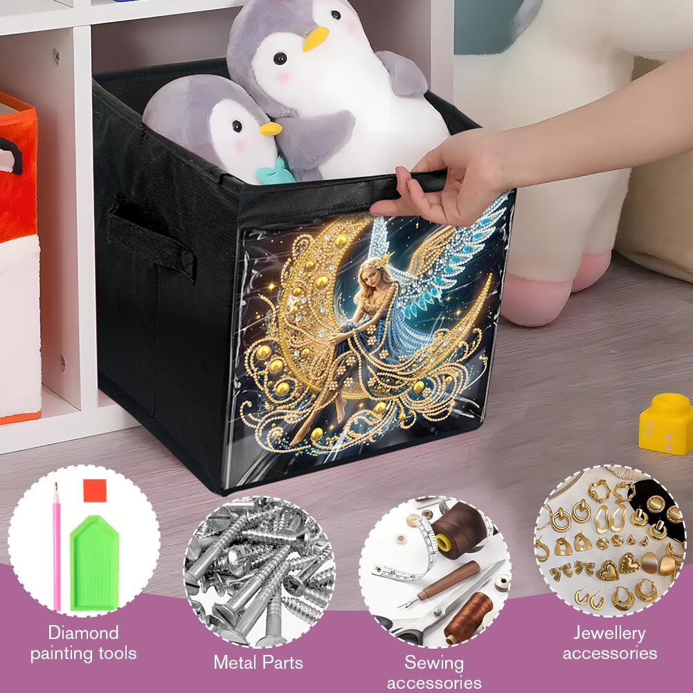 Diamond Painting Storage Bin Canvas Organizer Box Diamond Painting Kit Diamond Painting Storage Container Home & Office Decor