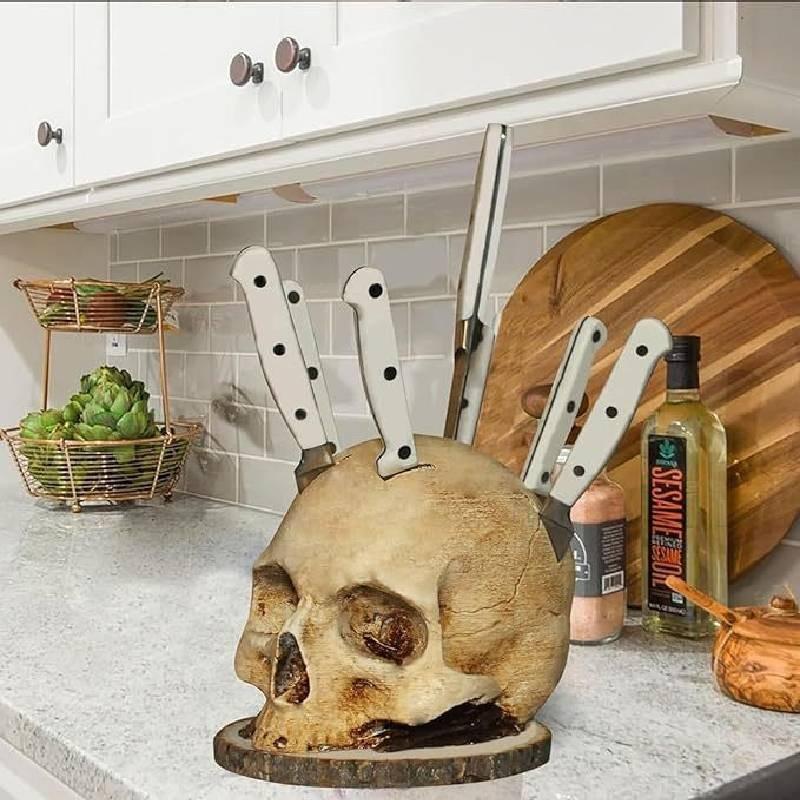 Stand Bloody Halloween Horror Thriller Spoof Resin Kitchen Supplies Tools