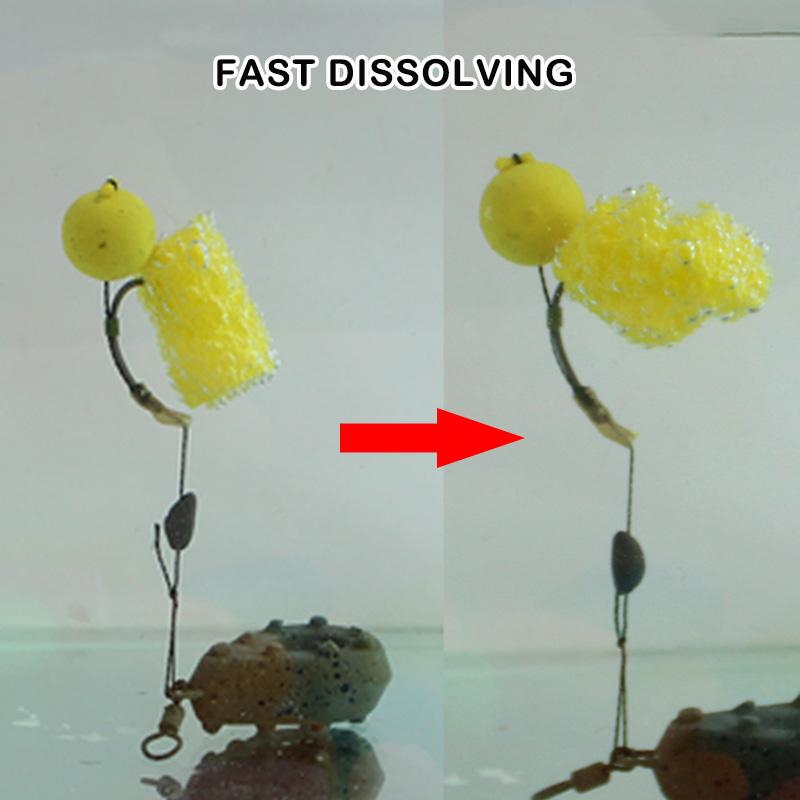 1Bag Carp Fishing PVA Nuggets Water Dissolving Pop Up Boilies Hair Rig Fishing Lure For Carp Fishing Accessories