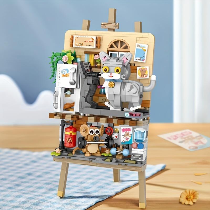 

Блок игрушки сборка вставка набор блок живопись домашний настольный декор подарок