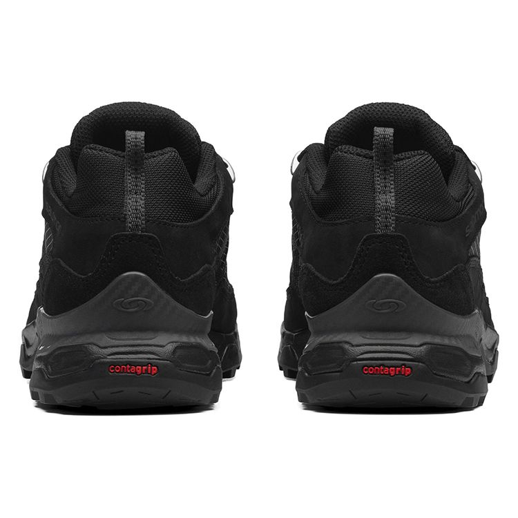 Salomon Shelter Low Leather Comfortable Durable Low Top Outdoor Functional Shoes Unisex Shoes Black 416678