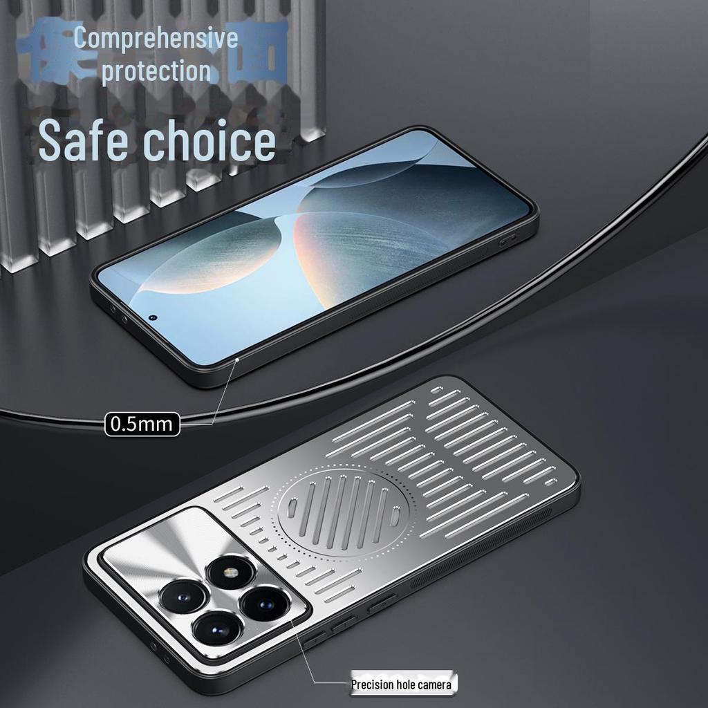 Redmi K70/ K70 Pro/ Extreme Magnetic Heat Dissipation Anti-Fall Metal Case