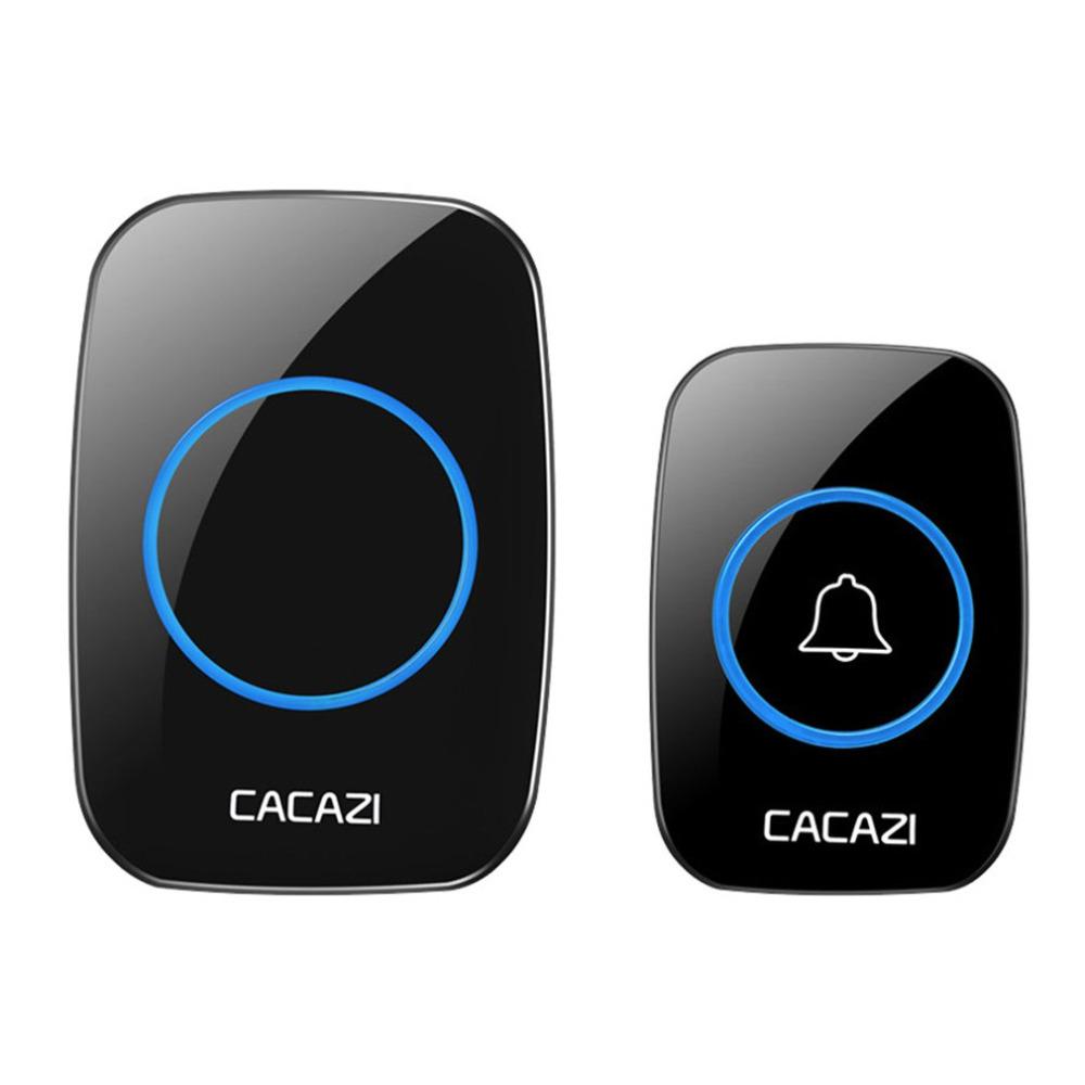 300M Wireless Door Bell Doorbell Waterproof Wall UK Plug In Loud Chime LED Home