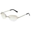 Neutral New Rimless Cat Eye Sunglasses Ladies Retro Fashion Luxury Brand Designer Sunglasses Outdoor Sun Travel Essentials