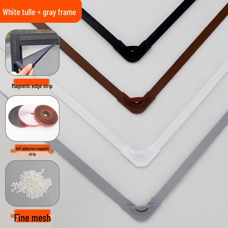Samolepicí magnetická síť proti komárům na okno s neviditelnou síťovinou