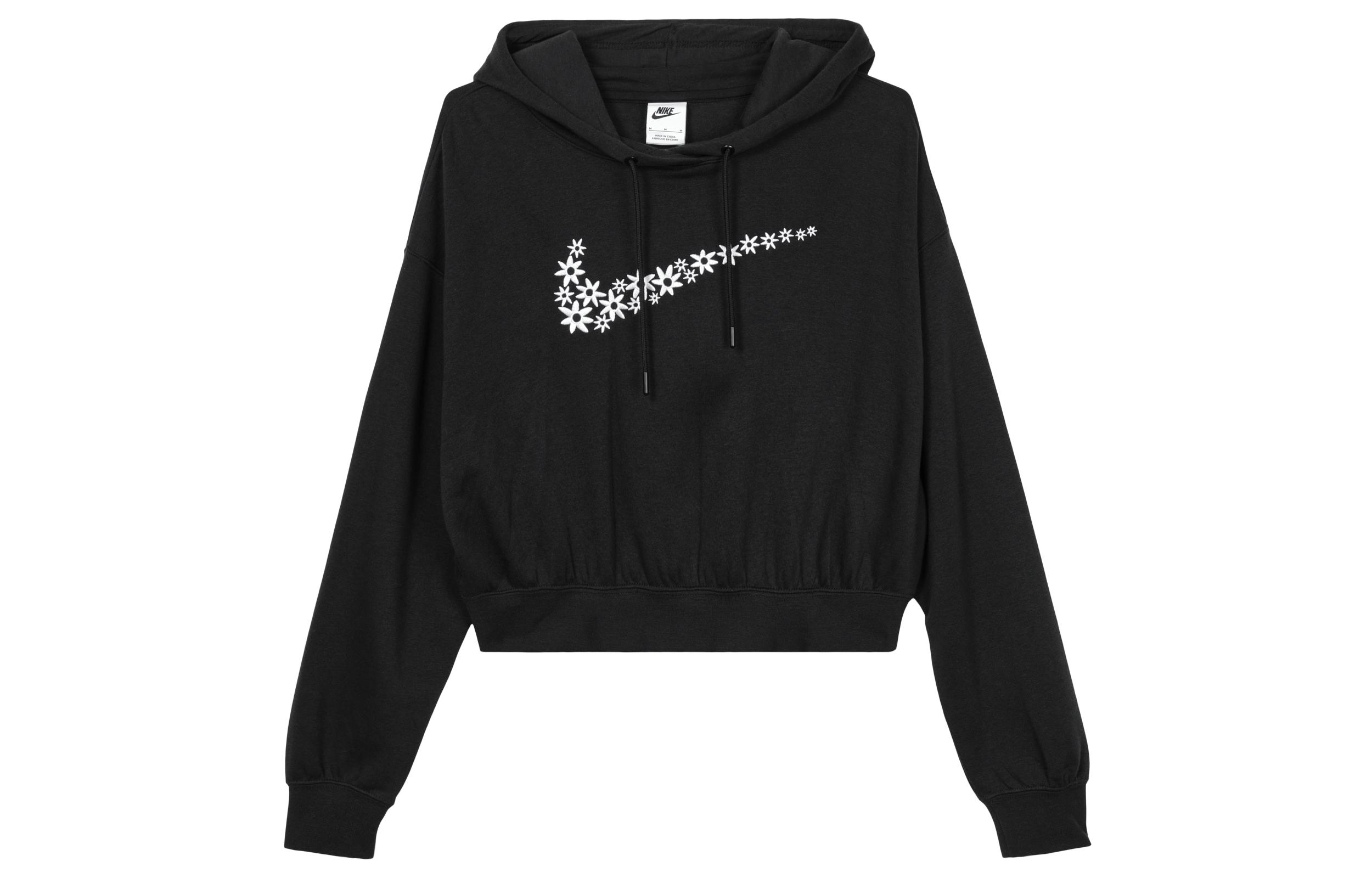 Nike Sportswear Women s Fleece Oversized Hoodie Black DO7257-010 S