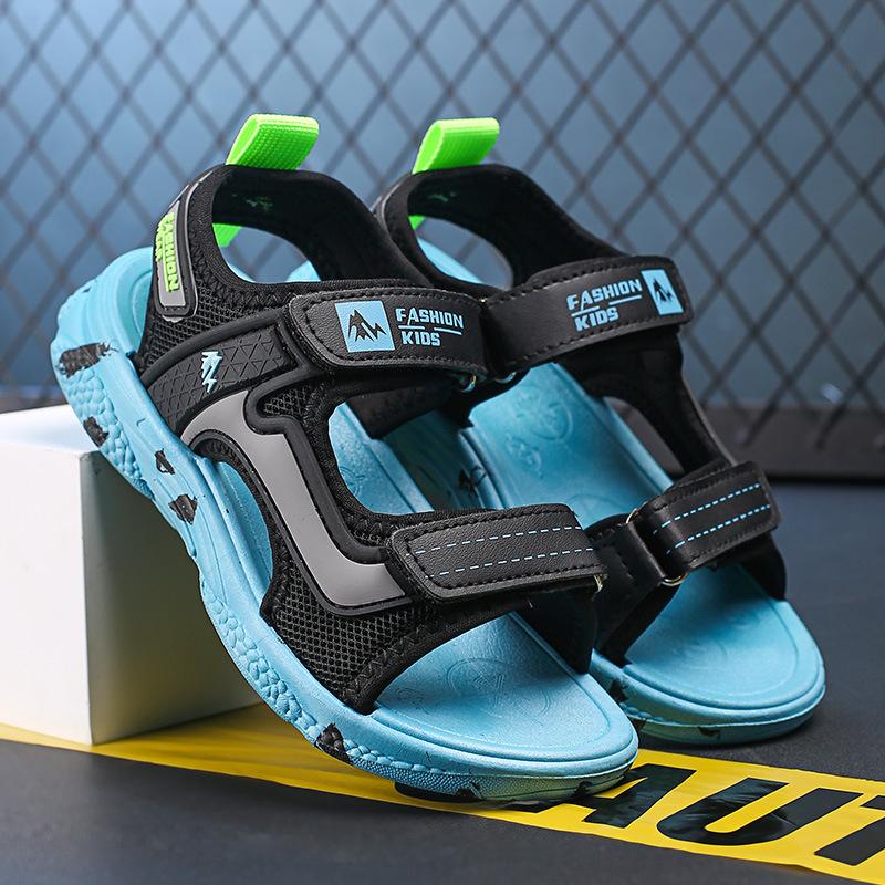 

Children s sandals summer new middle and older children s outdoor leisure beach shoes lightweight non-slip wear-resistant breathable sandals 28