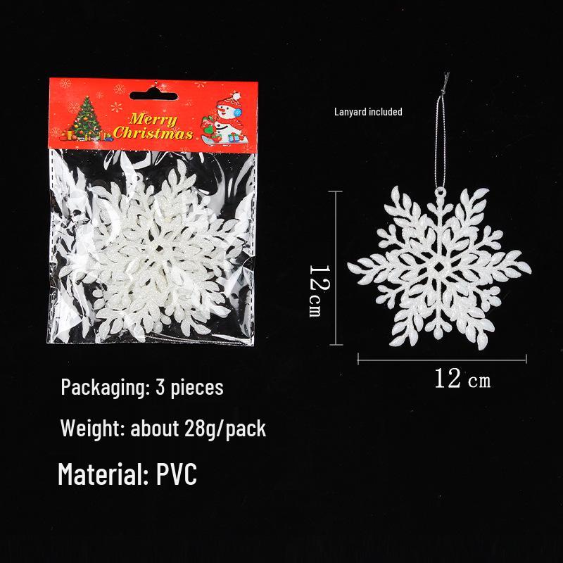 Port Christmas White Snowflake Ornaments – Garland & Hanging Decorations for Windows, Trees, and Parties