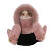 Warm Winter Beanie Hat with Scarf and Gloves for Women - Fleece-lined Cycling Windproof Hat