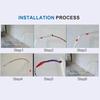 1Roll New 5/10/15/20/25/30M Cable Puller Nylon Electrician Spring Tape Wall Wire Lead 3mm Guide Push Puller Wiring Aid Tool