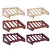 Rustic Style Wooden Wine Rack For Home Kitchen Bar Decorations Durable Storage Shelf For Wine Bottles Display