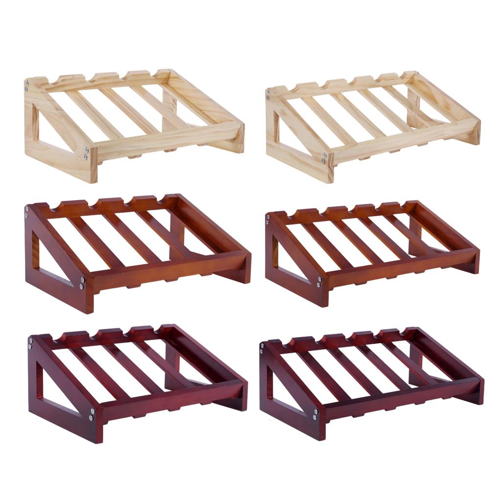 Rustic Style Wooden Wine Rack For Home Kitchen Bar Decorations Durable Storage Shelf For Wine Bottles Display