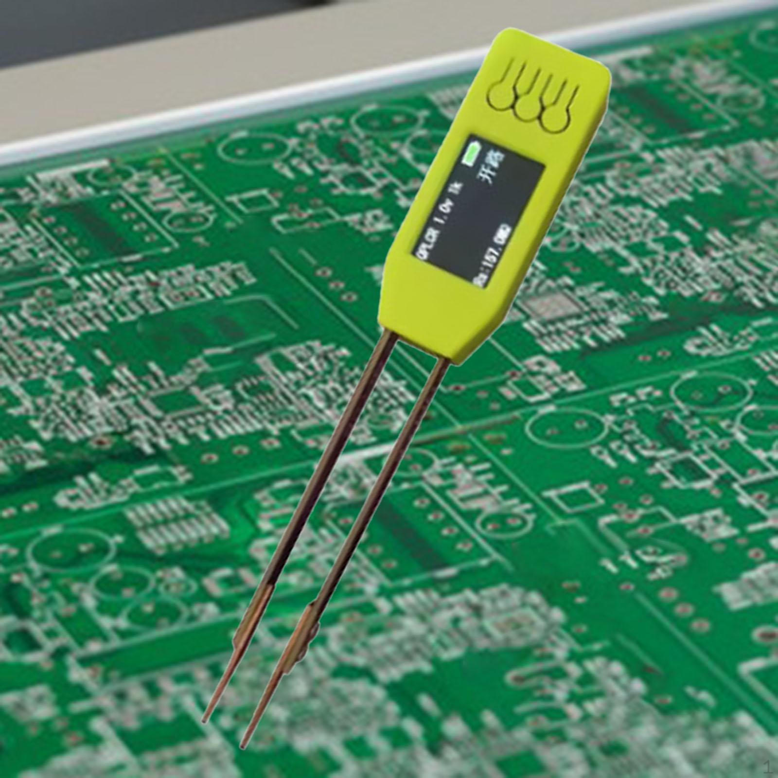 

DIY Bridge Tweezer Instrument Measurement Meter, Handheld Capacitance Resistance Meter for Diodes,