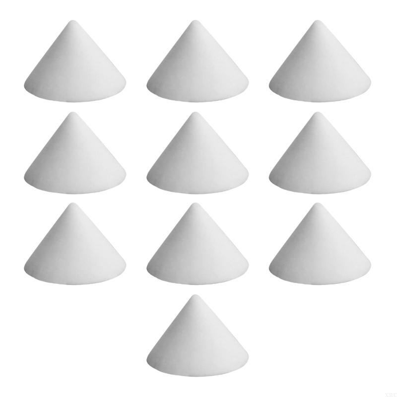 

10/50/100Pcs Ceramic Nails 15mm Clay Pottery Support Pin For Pottery Craft X3UC