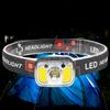 XPG+COB Headlight 550LM 1200mAh Type-C USB Rechargeable IPX4 Waterproof