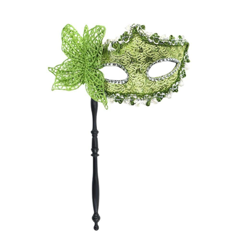 Stick Side Butterfly Half Face Mask Venetian Party Eye Mask Fashion Stage Cosplay Props  Evening