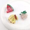 Cartoon Fruit Acetate Hairpin Cute Little Grab Strawberry Lemon Cherry Grape Bangs Broken Hairpin Top Clip Hair Accessories