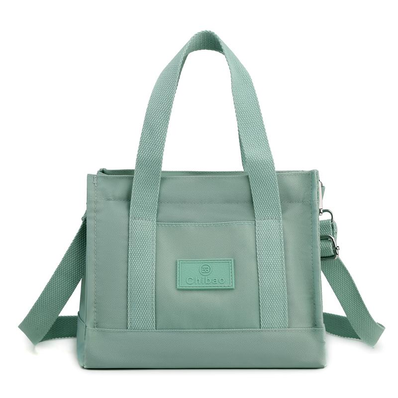 

Простые модные сумки через плечо для женщин, новые сумки, водонепроницаемая нейлоновая холщовая сумка с карманами, сумка для ланча через плечо