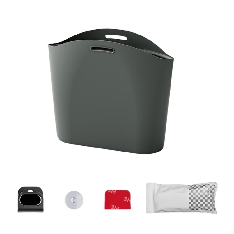 Car Organizers for Waste Management, Foldable and Hangable Silicone Trash Receptacle Holder, Essential Vehicle Accessory