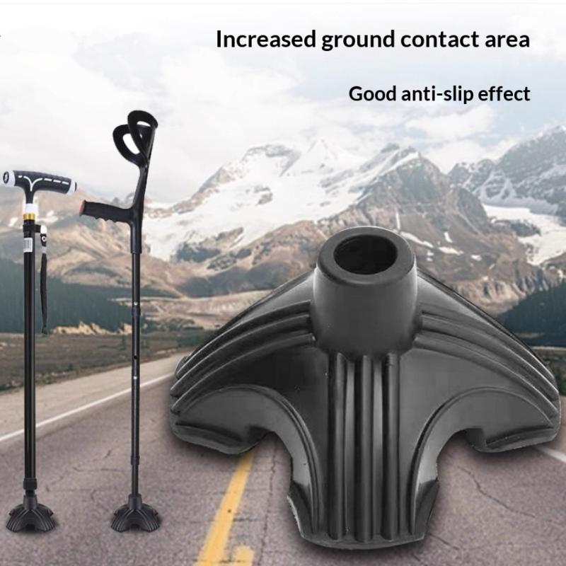 19/22Mm Canes Self Standing Protect End Cover Eldder Walking Stick Rubber Non-Slip Pad End Bottom Cap Shaped Tip Replacement