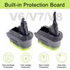 Professional Battery Adapter For 18V Lithium Battery Convert for V6 V7 V8 Vacuum Cleaner Power Adapter Accessories