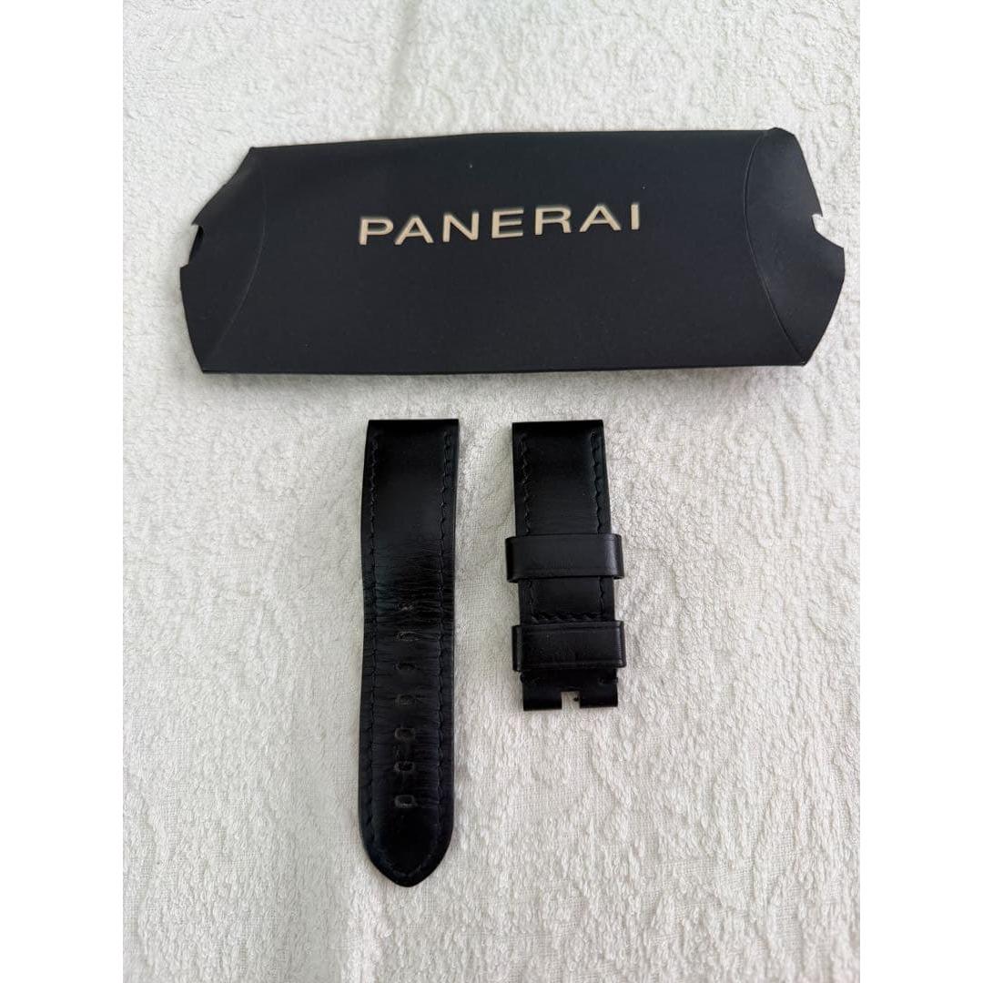 Used PANERAI Replacement leather belt for Panerai with black bonus