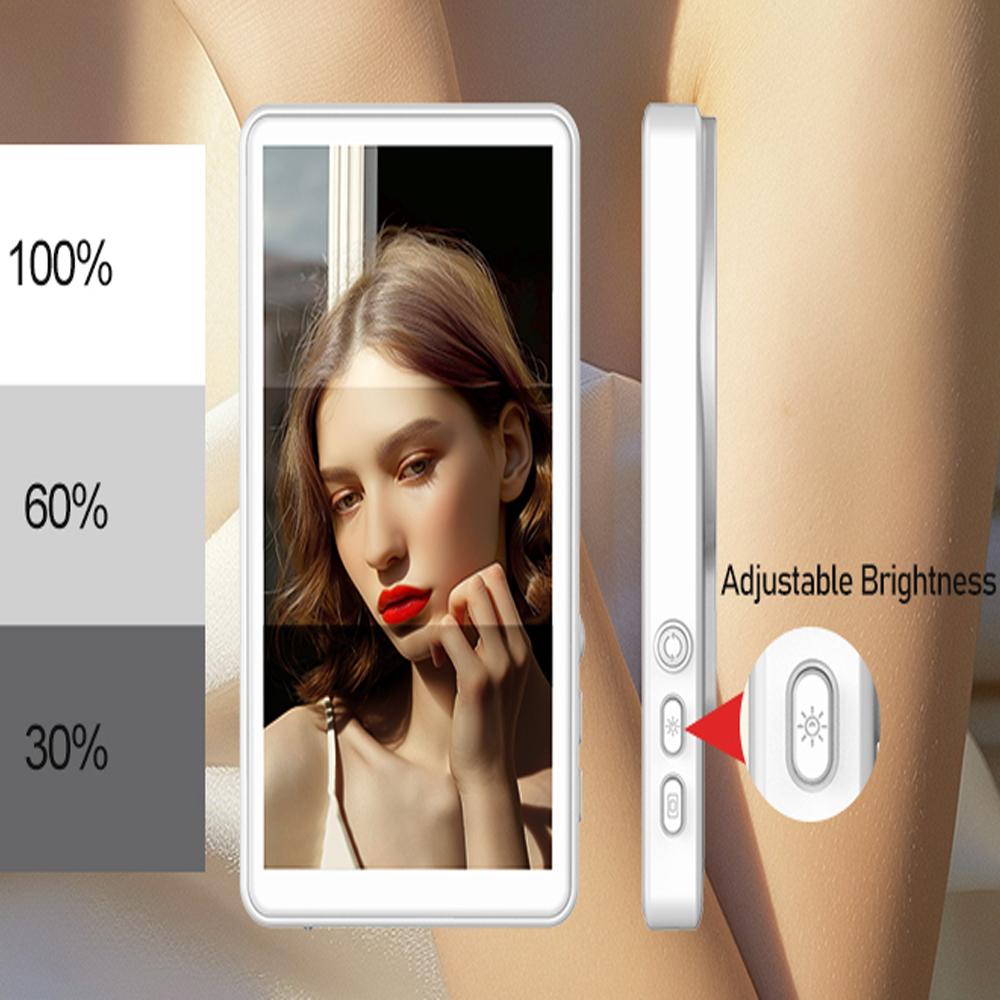 Wireless Magnetic selfie screen splitter, rear Display for phone, Mirror & screen projector for easy selfies & multitasking