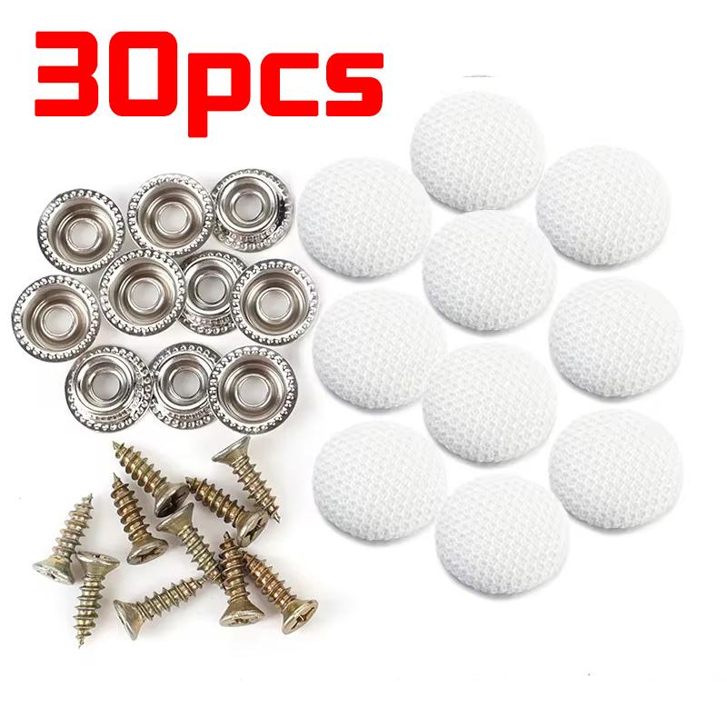 Car Interior Roof Buckles Headliner Ceiling Cloth Fixing Screw Care Fabric Buckle Rivets Retainer Cap Repair Automotive Part