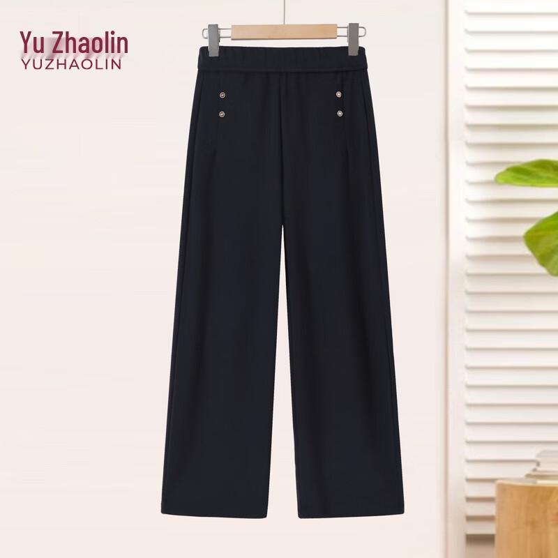 YUZHAOLIN Women s Straight-Leg Elastic Casual Pants 5XL