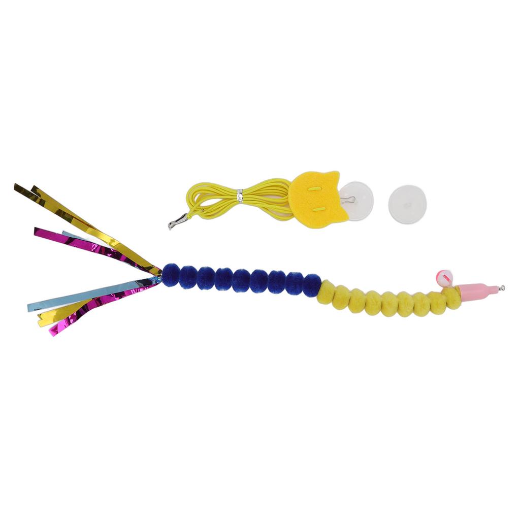 Jucărie pentru agățat pentru pisici de companie Cârlig interactiv reglabil fără urme Snur elastic pentru ușă Jucărie pentru pisică pentru agățat