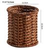 Household Rattan Wicker Basket  Restaurant Serving Tabletop Display