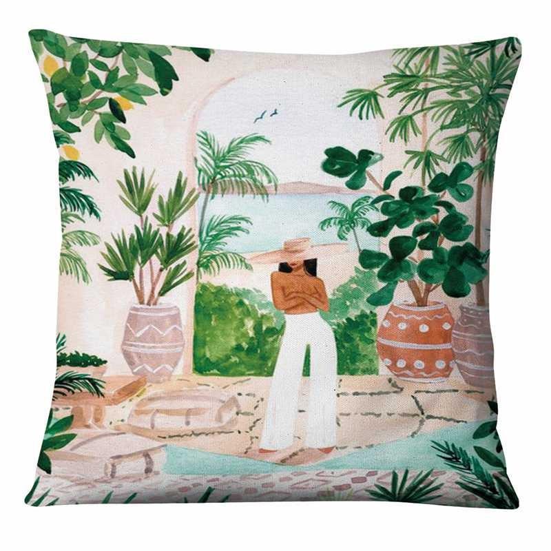 Home Pillow Call Me By Your Name Oil Painting Printing Pillowcase Watercolor Illustration Cushion Pillow