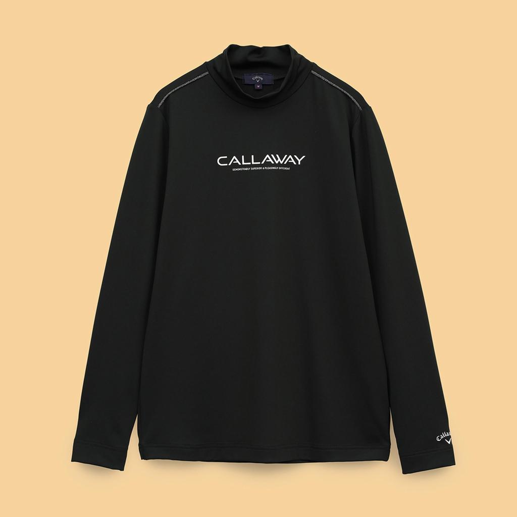 Callaway Long Sleeve Mock Neck Shirt UV for C25133201 Size LL Women's (Stretchable, Protection) Golf, 1010_Black,