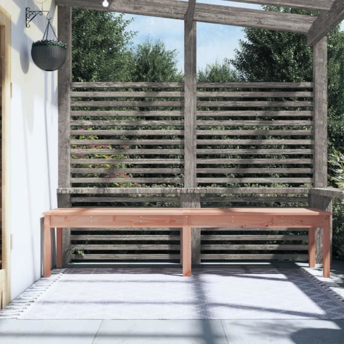 VidaXL Banc de jardin à 2 places 203,5x44x45 cm bois massif de douglas 824023