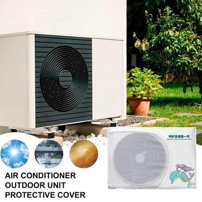 Housse de protection extérieure pour climatiseur Épaisse Imperméable Housse pour unités AC extérieures Libération de chaleur Climatiseur réglable