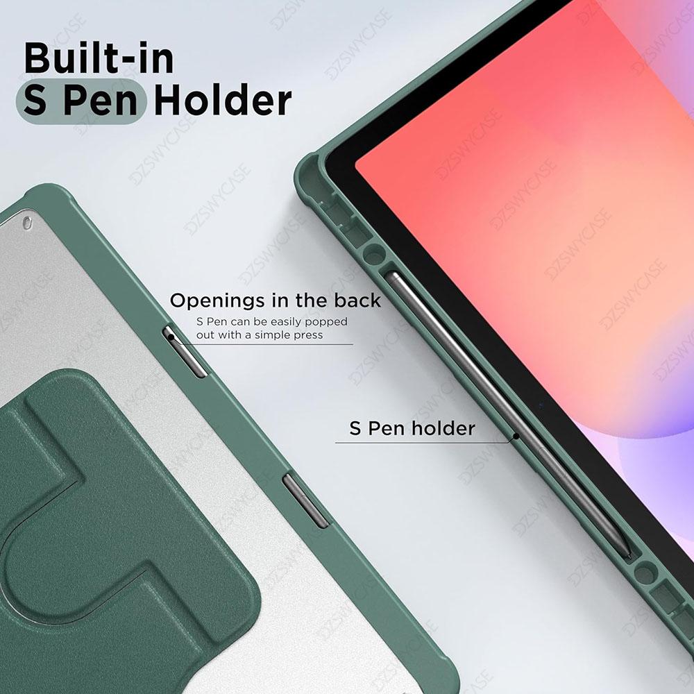 Case Compatible with Samsung Galaxy Tab S10 / S9 FE / S10 Lite 10.9 inch / S9 11 inch, 360 Degree Rotation Protective Cover