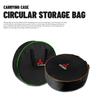 Car Charging Cable Storage Carry Bag Round Charger Cables Carry Bag for Mitsubishi Ralliart Lancer EX Outlander ASX Competition