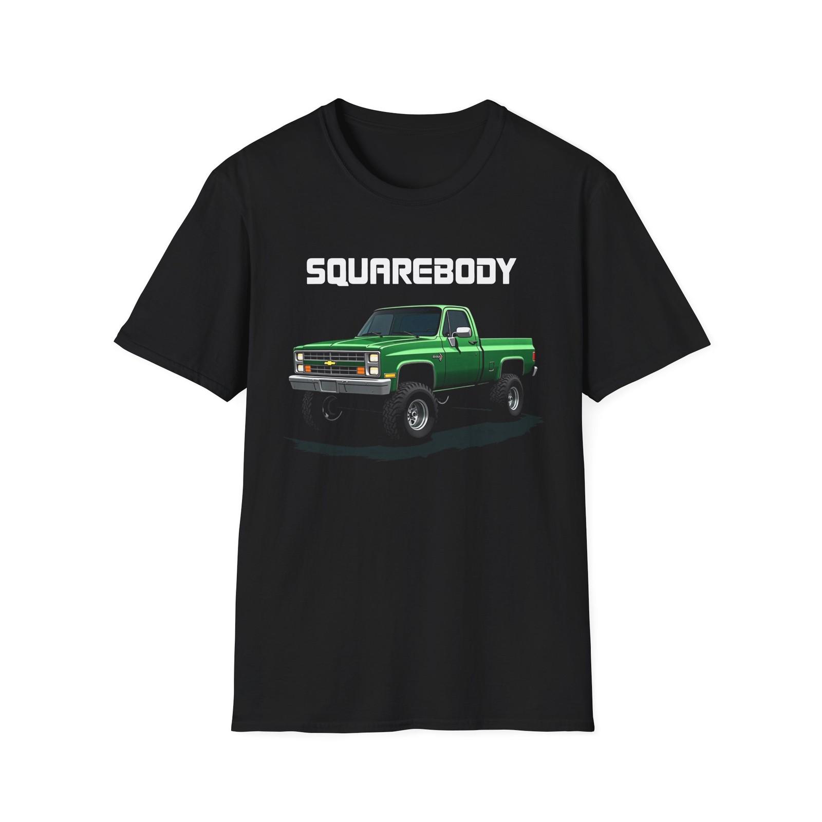 Green Squarebody Chevy Truck Shirt | Vintage C10 K10 4x4 Off-Road Classic Tee XL