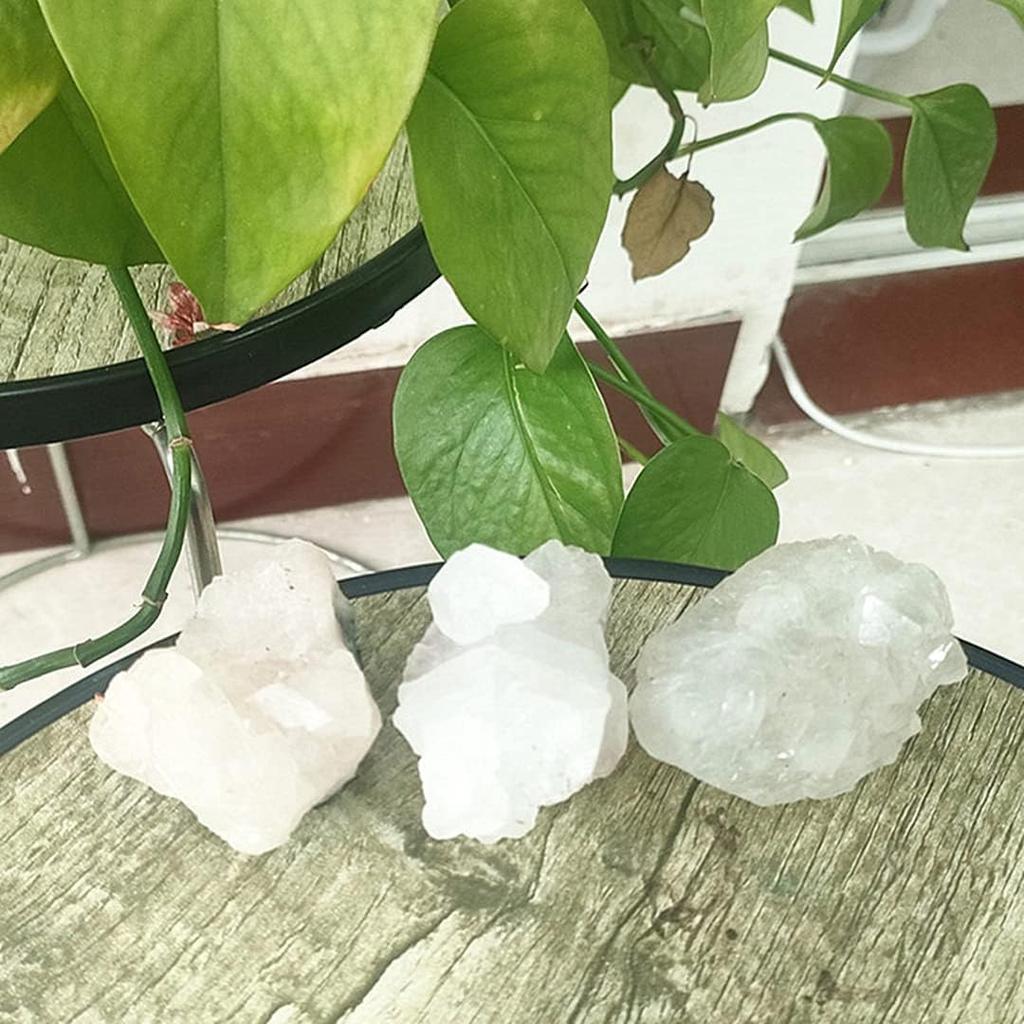 3pcs Natural Raw Apophyllite Stones Rough Crystal Reiki Crystals(Size:25-35mm)