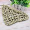 Triangle Reptile Hammock Climbing Mat Grass Pad Irregular Rope Ladder Pet Mat for Small Animals