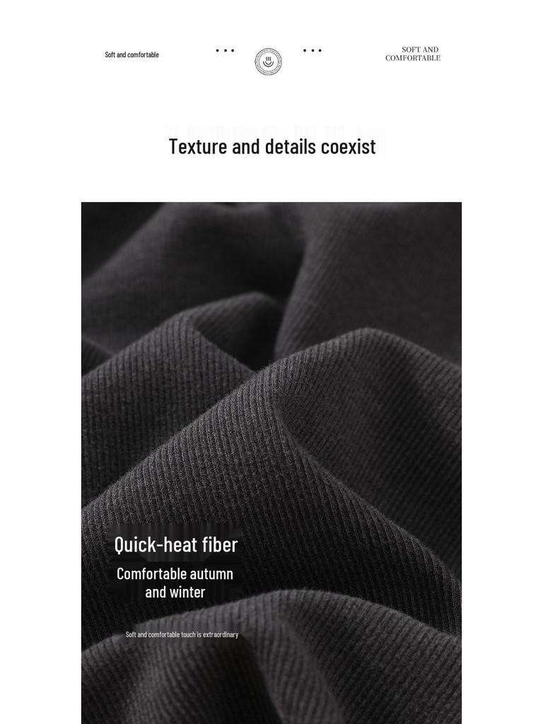 Women's Hyaluronic Acid Thermal Slimming Long Sleeve T-Shirt - Half High Neck, Autumn/Winter Base Layer