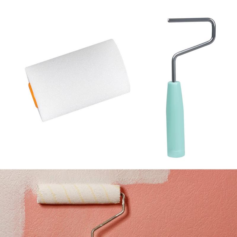 Practical 2Inch Drywall Texture Rollers With Sturdy Frame Portable Accessory for Home Renovations Projects Supplies