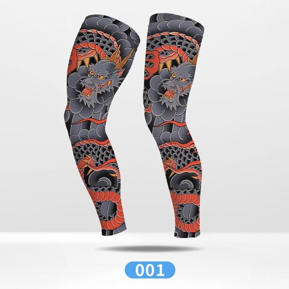 

1Pair Elastic Leg Compression Sleeves Non-slip Knee Protection Pads Unisex Running Leg Cover Summer 01
