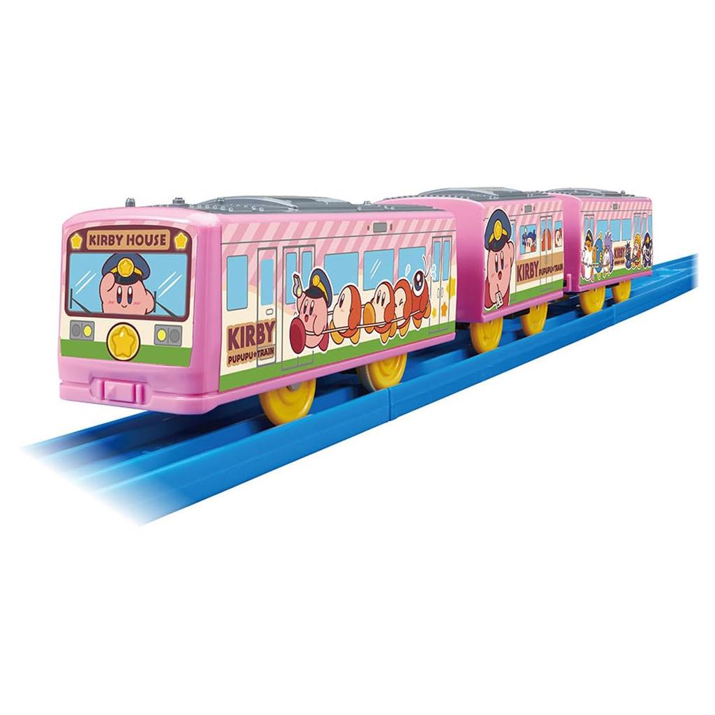 TAKARA TOMY Plarail Kirby of the Stars Wrapping Toy Train for Ages 3 and Up Train,