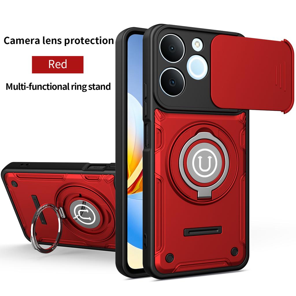 For Realme 15T Case Realme 15T Cover RM 15T Magnetic Armor Shockproof Ring Holder Phone Case Magsafe Wireless Charge Phone Cover