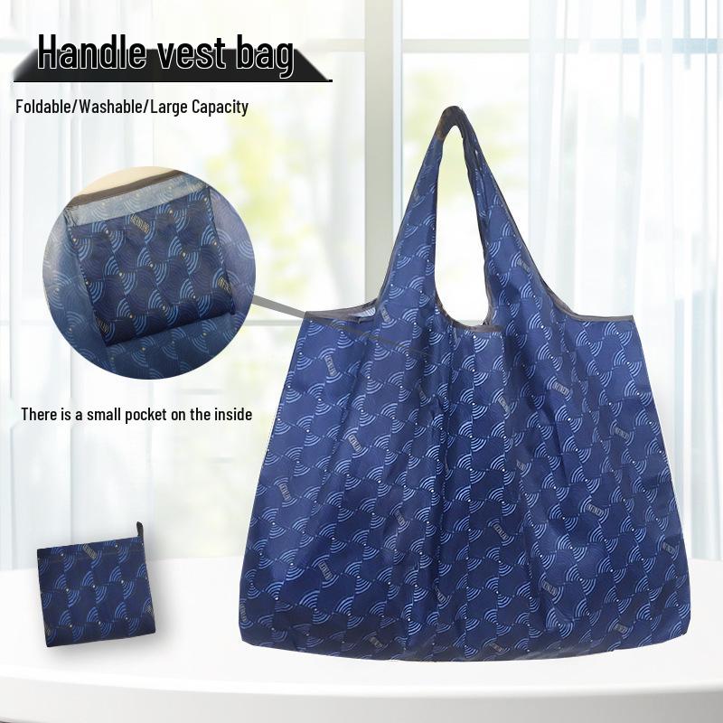 In-Stock Foldable Large Grocery Handbag - 210D Oxford